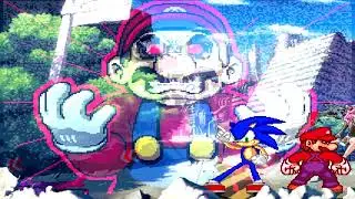 Sonic(Me) and Super Mario MUGEN Survival Superstar Show Part 13!!!