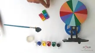 Additive Color vs subtractive color by Mixing Paint color | Newton’s Disk