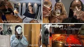 WEEKEND VLOG | Spring Ball Event, GRWM, Downtown fiasco etc. | Juliet Nwanneka