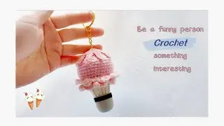 Crochet Badminton-ice cream