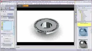 SolidWorks : Adjust chromplate mat's with scene