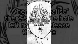 If there's a hole there's a goal #chainsawman #manga #chainsawmanedit