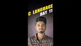 C Language Day 11 | #clanguage #clanguageforbeginners #clanguageintelugu #clanguageprogramming