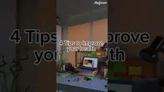 4 Tips to improve your health 👍🏻#shortcuts #studytips #motivation