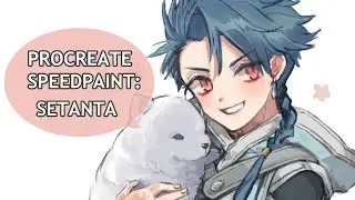 Procreate Speedpaint: FGO Arcade Setanta
