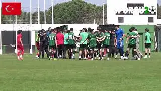 Hakeme hakaretle başlayan gerilimin ardından yeşil saha ringe döndü