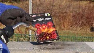 Experiment Firecrackers vs Gas Torch