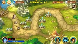 Castle Defense 4-2 Walkthrough, Normal, 3 Stars!