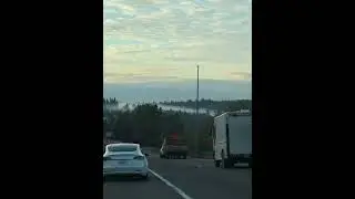 США , Штат Вашингтон, туман туман - похож на обман.
