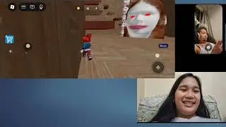 Playing Roblox with eda 😅 hunt by big head 