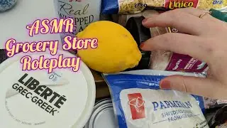 ASMR Grocery Store Roleplay (Fast Tapping, Tracing, Mouth Sounds) 🍋 🧀