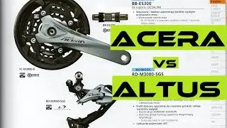 Osprzęt MTB Shimano. Cz. 2 - Altus / Acera. Przegląd grup / recenzja. SzajBajk