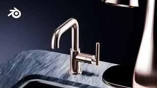 Faucet Animation | 3D Product Visualization in Blender