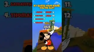 Can I GUESS your NAME? #brainteaser #mickeymouse #mindgames