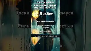 #диабет #психосоматика