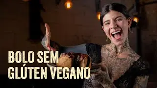 Bolo sem glúten vegano 🌱👽
