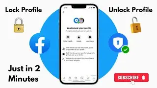 How to Lock & Unlock Facebook Profile | Facebook Profile Lock Setting 2025