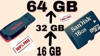 How To Increase USB Or Memory Card Size Up To 1TB[1024GB]