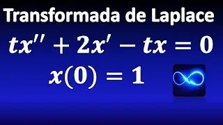 280. Differential equation solved by Laplace transform, variable coefficients