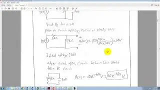 Analyzing RC circuit