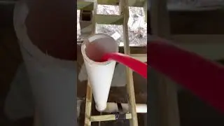 Drain pipe from big bathroom in mobile home rebuild