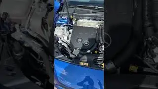 MERCEDES BENZ CLA under the bonnet 2024 #shorts