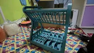 Unboxing Tempat piring gelas sendik untuk anak kosan