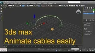 Attach both ends of cable/wire to animate - 3ds max tutorial