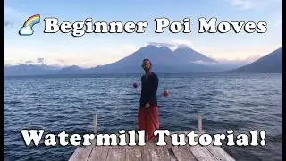 Poi Watermill / Split-time Hip Reels - Beginner Poi Moves!