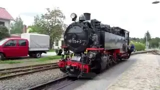 Sächsische Schmalspurbahn  -  mit der  Weißeritztalbahn durch den Rabenauer Grund