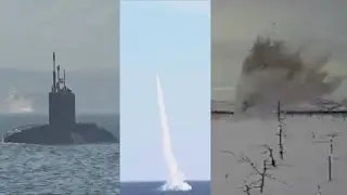 Russian submarine launched a Caliber cruise missile from the Sea of Japan