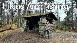 1 Day Hiking and Fishing In The Rain