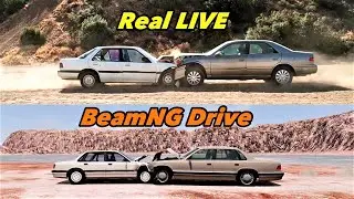 BeamNG Drive VS Real Live - CRASH-TEST #2