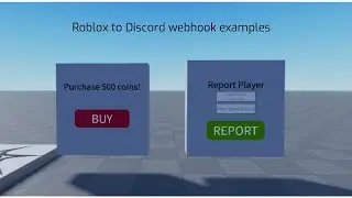 Roblox to Discord webhook examples