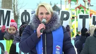 Занимайся спортом стар и млад   в деревне Извара открылась новая многофункциональная спортивная площ