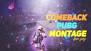 Come back pubg montage | pubg montage made on android | Dark grading android