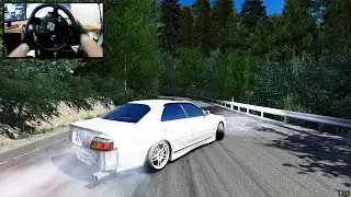 Toyota Chaser with Thrustmaster Steering Wheel | 