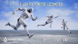 Unreal 5.1 - Rootmotion Locomotion Preview - 8 Way Locomotion Update V0.01