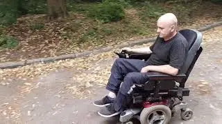 Запустили електричного інвалідного візка, трошки водичка його поломала...@ivkocomua