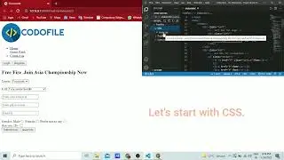 Creating Free-fire Giveaway web page/Web development/CodoFile/2022 #programming #website #freefire .