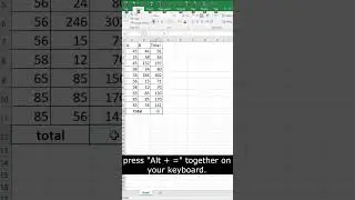 Ms Excel tips and tricks #shorts #viral