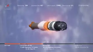 взлет ракеты союз в космос