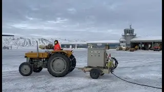 Daily routine at Kulusuk airport