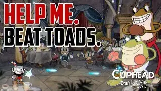 Cuphead : How to Beat Boxing Toads Boss (Frog Brothers)