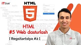 HTML Web dasturlash #6  REGISTRATSIYA YASASH № 2
