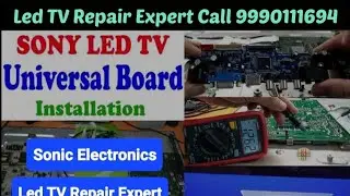 Android Motherboard Installation in Sony LCD TV, How to Convert Non-Smart LCD/LED TV into Android TV