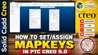 How To Set / Assign Mapkeys In PTC Creo 9.0