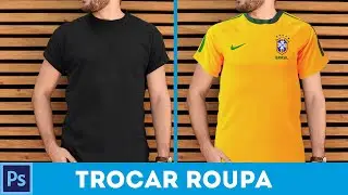 TROCAR A ROUPA de alguem PERFEITAMENTE no photoshop