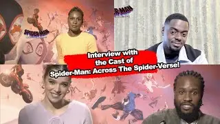 Across The Spiderverse Interviews with Issa Rae, Daniel Kaluuya, Hailee Steinfeld & Shameik Moore!