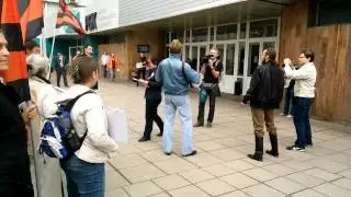 Пикет НОД у РБК 19 июня эпизод 4